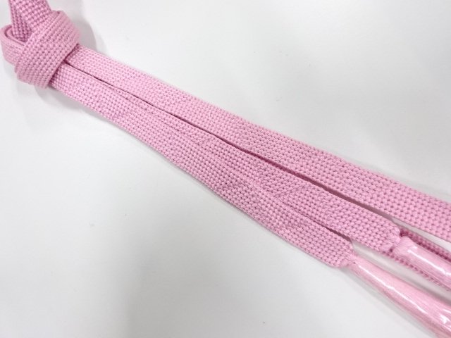 JAPANESE KIMONO / UNUSED HAND-TIED OBIJIME